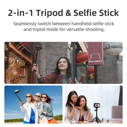 aMagisn Mini Tripod Selfie Stick with 360-degree Ball Head Adjustable Phone/Camera Mount for Travel, Vlogging & Live Streaming(White) - Stand by aMagisn | Online Shopping UK | buy2fix
