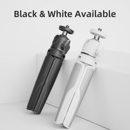 aMagisn Mini Tripod Selfie Stick with 360-degree Ball Head Adjustable Phone/Camera Mount for Travel, Vlogging & Live Streaming(White) - Stand by aMagisn | Online Shopping UK | buy2fix
