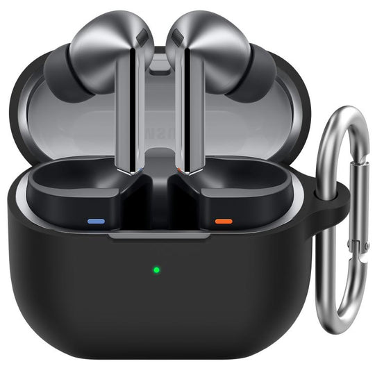 For Galaxy Buds3 / 3 Pro AhaStyle WG158 Silicone Protection Case(Black)