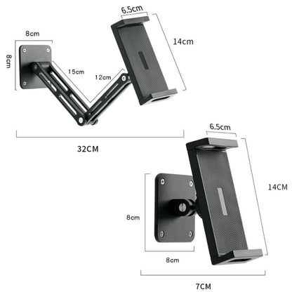 4-12.9 Inch Aluminum Alloy Rotating Cantilever Wall Mount For Phones And Tablets, Style: Short Version - Shower & Wall Mounts by buy2fix | Online Shopping UK | buy2fix