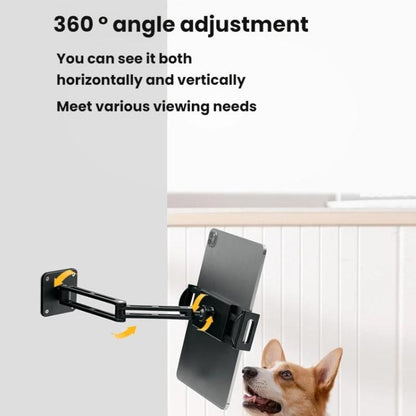 4-12.9 Inch Aluminum Alloy Rotating Cantilever Wall Mount For Phones And Tablets, Style: Long Version - Shower & Wall Mounts by buy2fix | Online Shopping UK | buy2fix