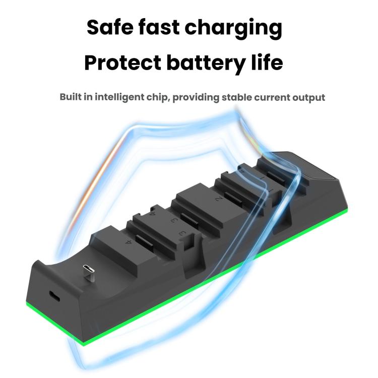 For Nintendo Switch 2/Switch 2 Pro PGTECH 9 In 1 Universal Left Right Controller Charging Dock - Charger & Power by PGTECH | Online Shopping UK | buy2fix