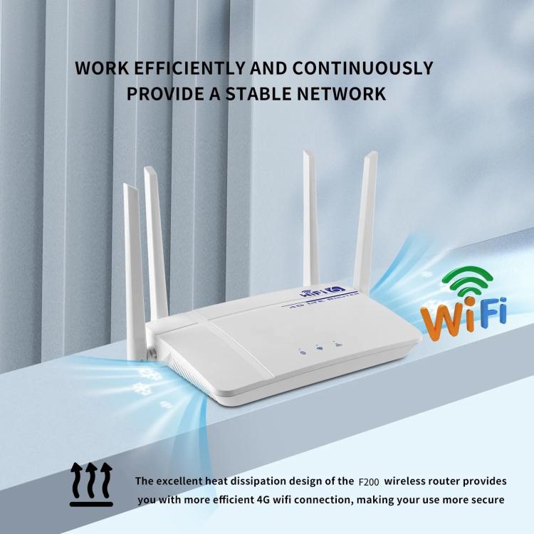 European / Asian / African Edition 4G CPE Wireless SIM Card LTE Router Wi-Fi 6 Wireless Hotspot, EU Plug(White) - Wireless Routers by buy2fix | Online Shopping UK | buy2fix
