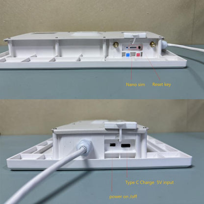 EAU 4G Solar SIM Card WiFi 6 Router Waterproof Outdoor 4G To WiFi Cable(White) - Wireless Routers by buy2fix | Online Shopping UK | buy2fix