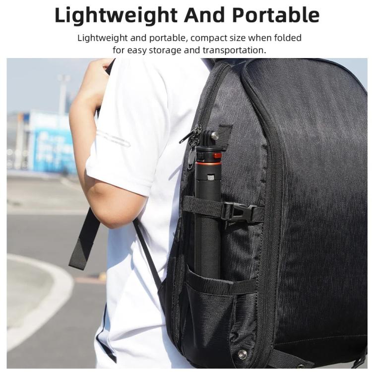 Flymile 1.63m Magnetic Quick-Release Tripod Selfie Stick for Action Cameras for Vlogging, Outdoor Sports(Black) - Portable Mini Tripod by Flymile | Online Shopping UK | buy2fix