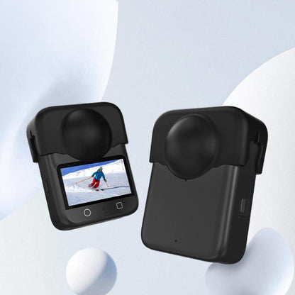 For DJI Osmo 360 Camera Silicone Lens Cap Dustproof & Anti-Scratch Lens Cover Protector(Black) - Case & Bags by buy2fix | Online Shopping UK | buy2fix