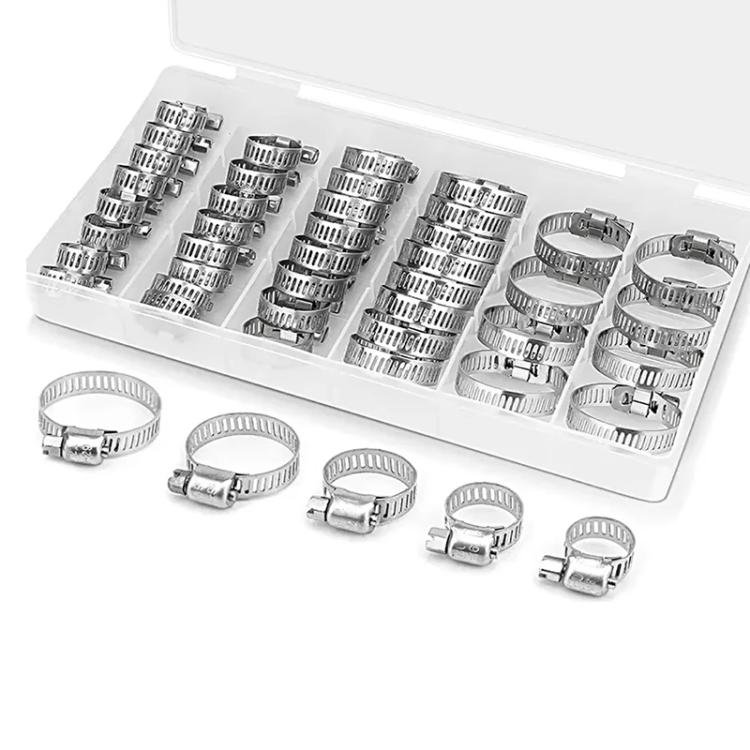 40pcs /Set Stainless Steel American-Style Heavy-Duty Clamp Kit(303g) - Booster Cable & Clip by buy2fix | Online Shopping UK | buy2fix