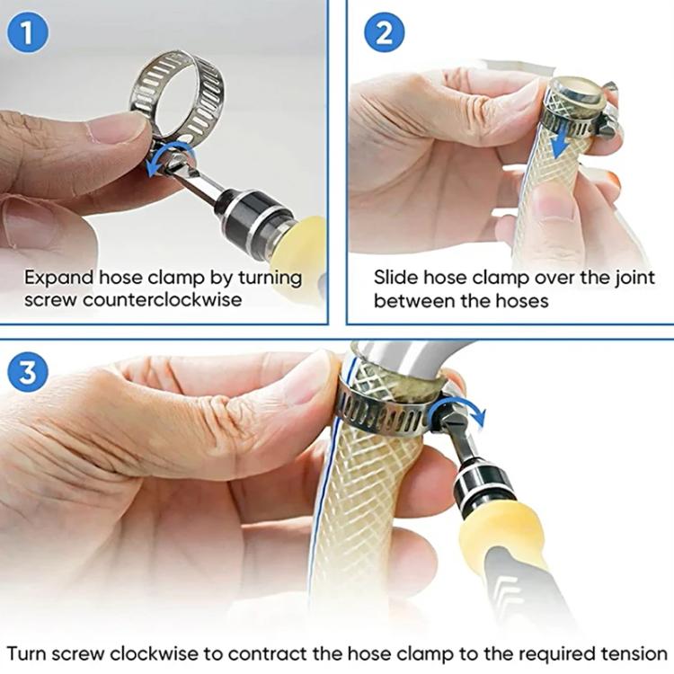 40pcs /Set Stainless Steel American-Style Heavy-Duty Clamp Kit(303g) - Booster Cable & Clip by buy2fix | Online Shopping UK | buy2fix