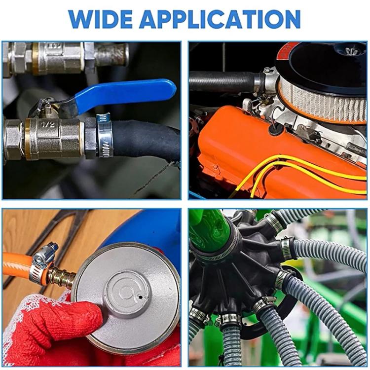 40pcs /Set Stainless Steel American-Style Heavy-Duty Clamp Kit(303g) - Booster Cable & Clip by buy2fix | Online Shopping UK | buy2fix