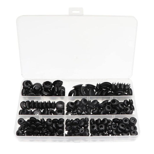 260pcs /Set Double-Sided O-Ring Rubber Sealing Waterproof Conduit Rings(Black) - Others by buy2fix | Online Shopping UK | buy2fix
