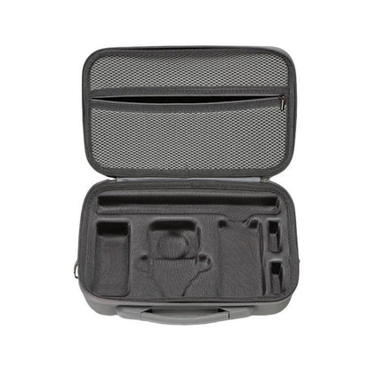 For DJI Osmo 360 Adventure Combo Flymile PU Leather Shoulder Bag Waterproof Crossbody Sling Bag(Gray) - Case & Bags by Flymile | Online Shopping UK | buy2fix