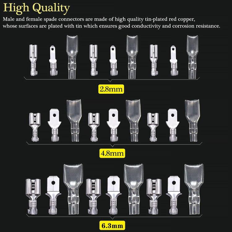 360pcs /Set Cold Press Terminal Block Spring Insert and Cover Set, Specification: Iron - Terminal connectors by buy2fix | Online Shopping UK | buy2fix