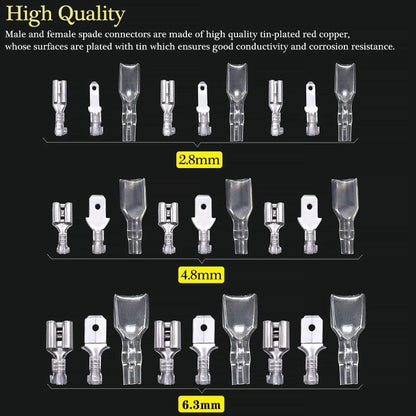 360pcs /Set Cold Press Terminal Block Spring Insert and Cover Set, Specification: Iron - Terminal connectors by buy2fix | Online Shopping UK | buy2fix