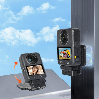 For DJI Osmo 360 Camera Magnetic Quick-Release Base Portable Desktop Stand(Black) - Mount & Holder by buy2fix | Online Shopping UK | buy2fix