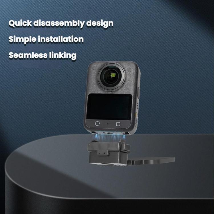 For DJI Osmo 360 Camera Magnetic Quick-Release Base Portable Desktop Stand(Black) - Mount & Holder by buy2fix | Online Shopping UK | buy2fix