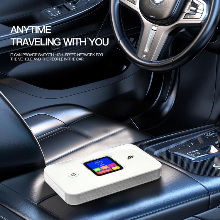 MF801 4G CAT7 Dual Band Portable WIFI LTE 300M Wireless Plug-in Router Color Screen MIFI Mobile Hotspot(Gray) - 4G Mobile Wifi by buy2fix | Online Shopping UK | buy2fix