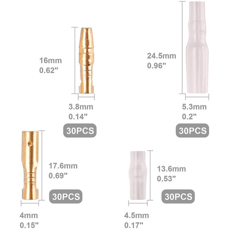 120pcs /Set Plug-in Spring Terminal Blocks + Housing Set(3.9mm) - Terminal connectors by buy2fix | Online Shopping UK | buy2fix