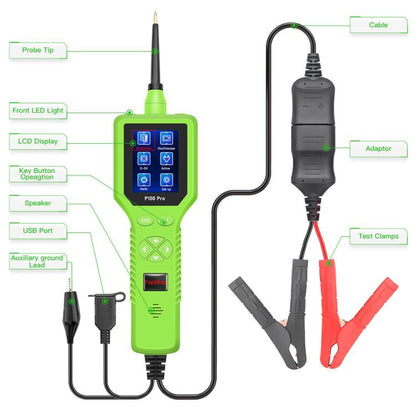 TopDiag Multi-Function Electrician Automobile Circuit Tester(P100 Pro) - Electronic Test by TopDiag | Online Shopping UK | buy2fix