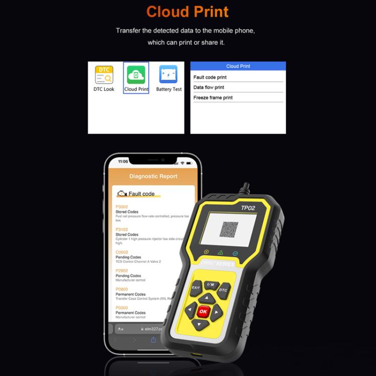 Full-System Maintenance And Reset Engine Diagnostic Tester(TP02) - Code Readers & Scan Tools by buy2fix | Online Shopping UK | buy2fix