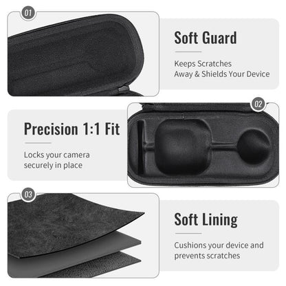 For Nintendo Switch 2 Camera Bag JYS Hard Shell Carrying Case Waterproof Protective Box - Bags by JYS | Online Shopping UK | buy2fix