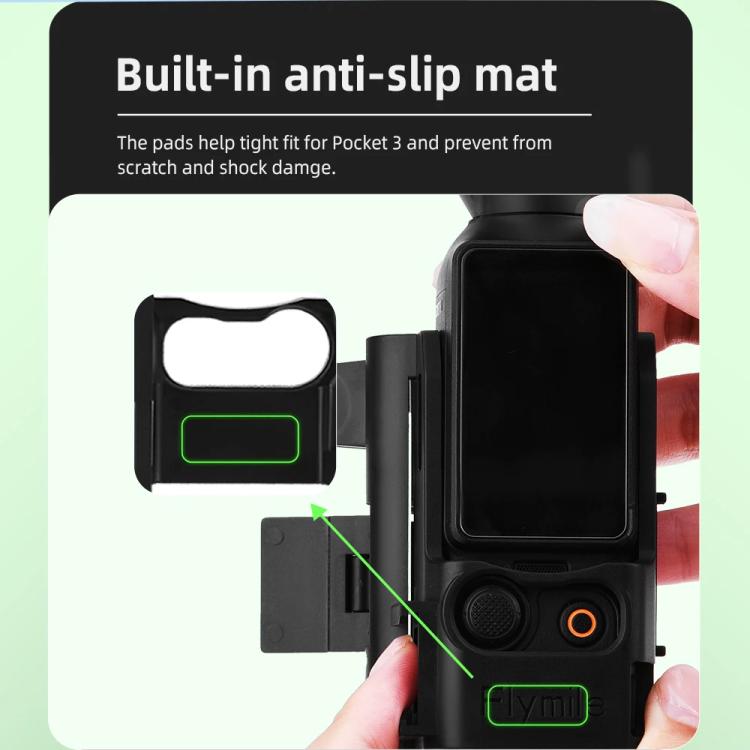 For DJI Osmo Pocket 3 Flymile Multi-Purpose Adapter Frame Expandable Mount(Black) - Mount & Holder by Flymile | Online Shopping UK | buy2fix