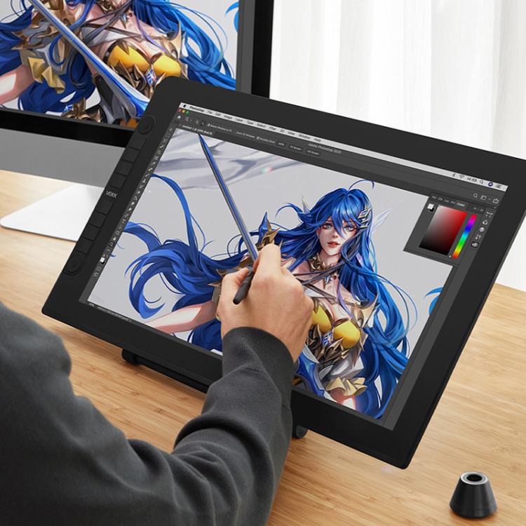 VEIKK VK2200PRO 21.5 inch Digital Screen Hand Drawing Screen Electronic Drawing Screen Compatible With Mobile Phone UK Plug -  by VEIKK | Online Shopping UK | buy2fix