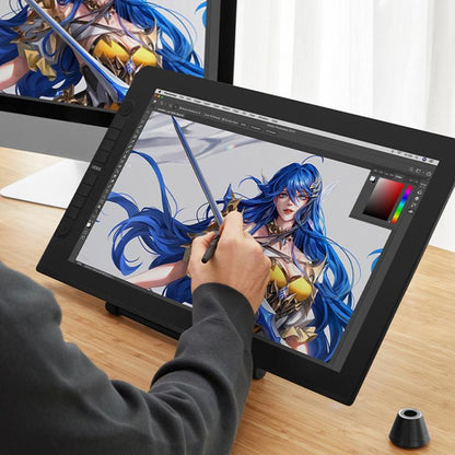 VEIKK VK2200PRO 21.5 inch Digital Screen Hand Drawing Screen Electronic Drawing Screen Compatible With Mobile Phone UK Plug -  by VEIKK | Online Shopping UK | buy2fix