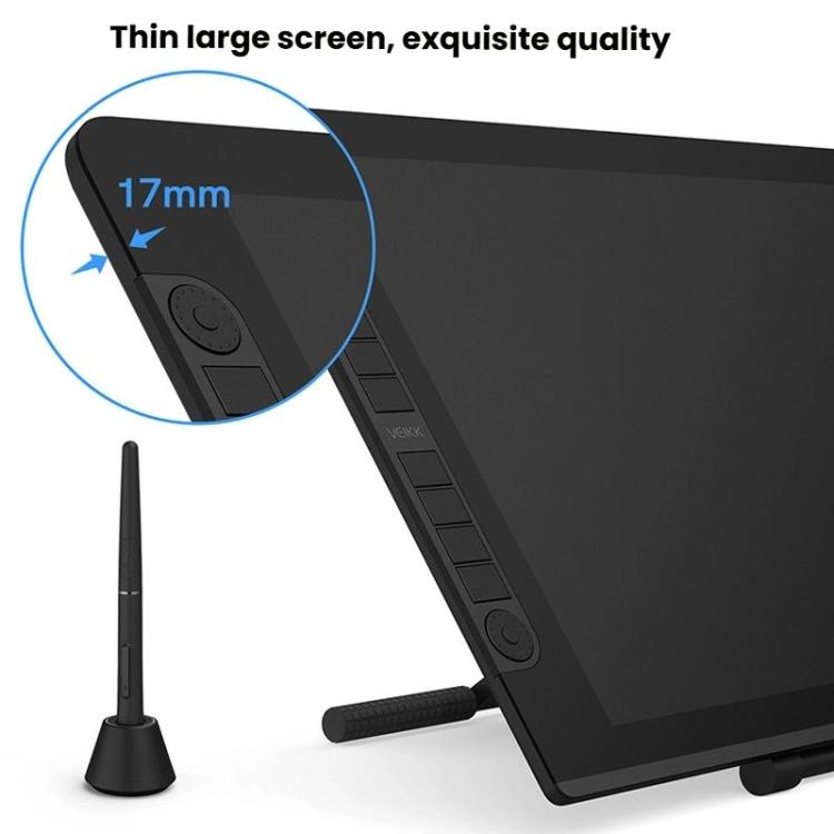 VEIKK VK2200PRO 21.5 inch Digital Screen Hand Drawing Screen Electronic Drawing Screen Compatible With Mobile Phone EU Plug -  by VEIKK | Online Shopping UK | buy2fix