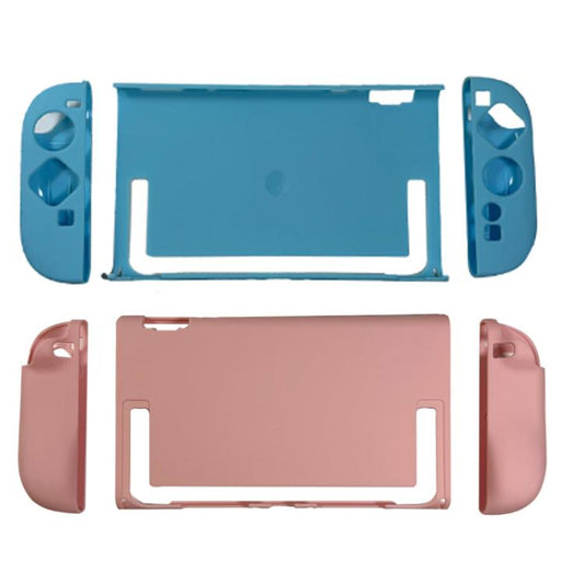 For Nintendo Switch 2 & Joy-Con Split Design Shell Plastic Protective Case With Kickstand Access(Blue) - Cases by buy2fix | Online Shopping UK | buy2fix