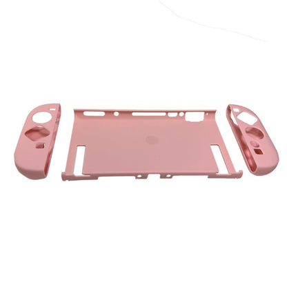For Nintendo Switch 2 & Joy-Con Split Design Shell Plastic Protective Case With Kickstand Access(Pink) - Cases by buy2fix | Online Shopping UK | buy2fix