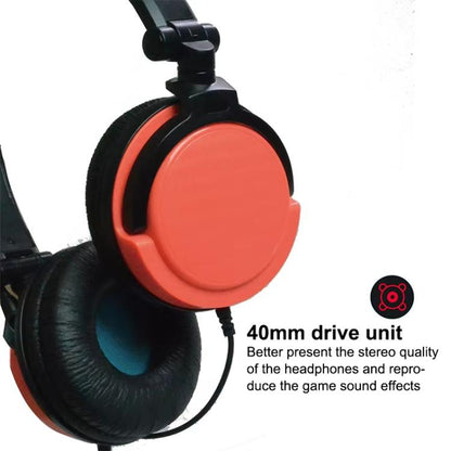 PGTECH Wired Over-Ear Gaming Headset with Microphone for Nintendo Switch 2/Switch/PS5/Xbox/PC Multi-Platform Compatible - Multimedia Headset by PGTECH | Online Shopping UK | buy2fix