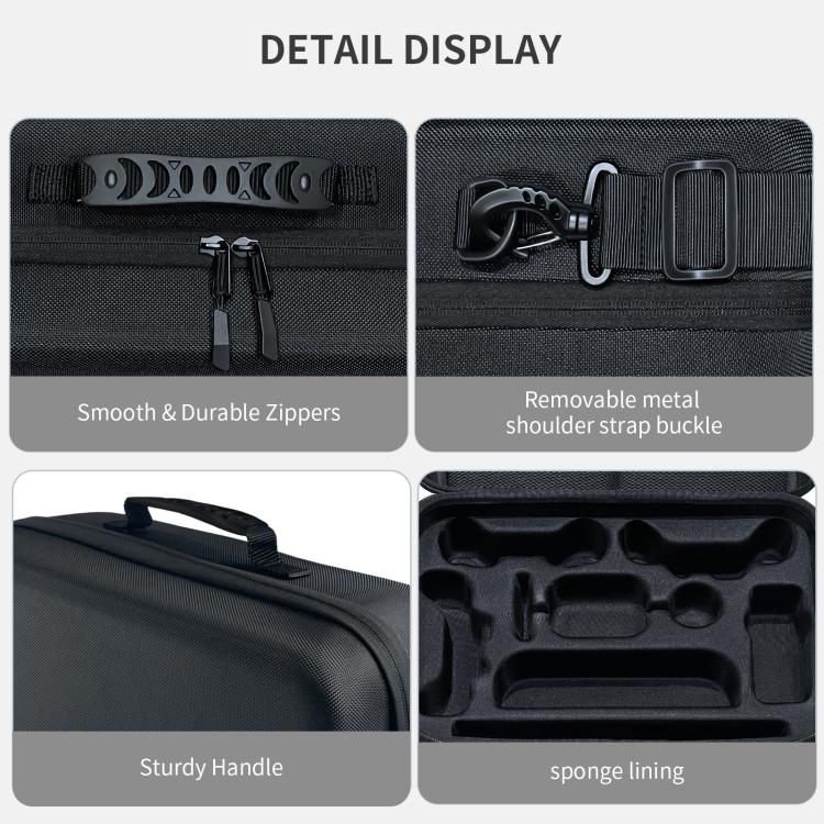 For Nintendo Switch 2 JYS All-in-One Storage Carrying Case Organizer with Shoulder Strap Fits Dock/Console/Pro Controller/Camera/Grip/Charger - Bags by JYS | Online Shopping UK | buy2fix