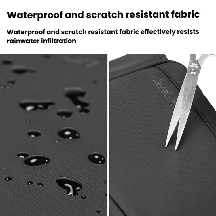 Cwatcun D198 Small Expandable Single Shoulder Camera Bag Waterproof Multi-Function Camera Bag(Black) - Strap Satchel by Cwatcun | Online Shopping UK | buy2fix