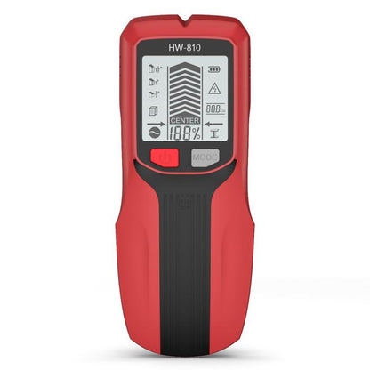 Multifunctional Wall Stud Wire Metal Detector(Red) - Metal Detector by buy2fix | Online Shopping UK | buy2fix