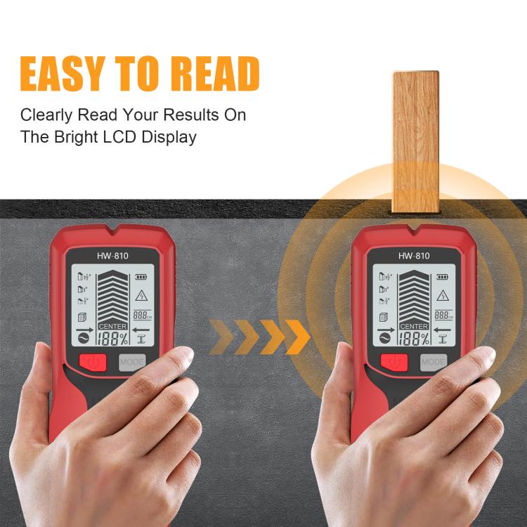 Multifunctional Wall Stud Wire Metal Detector(Gray) - Metal Detector by buy2fix | Online Shopping UK | buy2fix