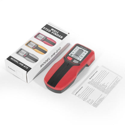 Multifunctional Wall Stud Wire Metal Detector(Red) - Metal Detector by buy2fix | Online Shopping UK | buy2fix