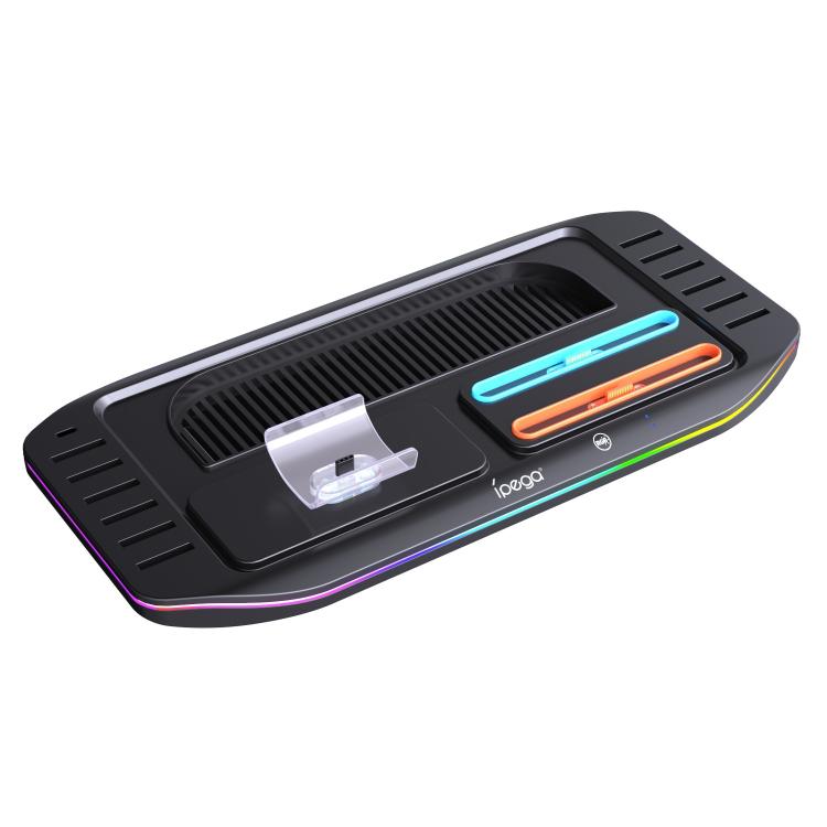 ipega Charging Dock for Nintendo Switch 2 Joy-Con & Pro Controller with RGB Lighting Game Card Holder - Charger & Power by ipega | Online Shopping UK | buy2fix