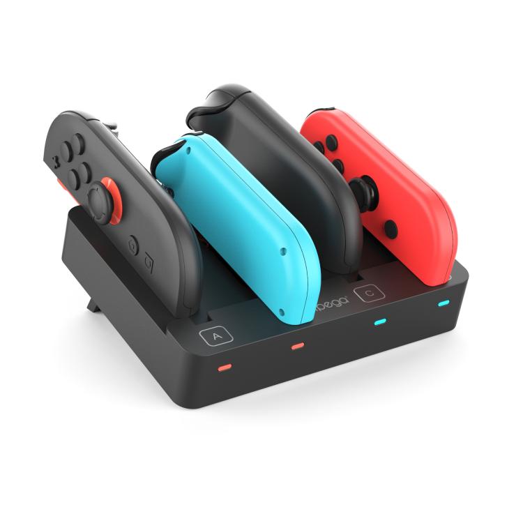 ipega 4-in-1 Charging Dock for Nintendo Switch 2/Switch Joy-Con Controller Charger Station - Charger & Power by ipega | Online Shopping UK | buy2fix
