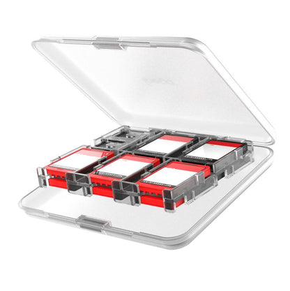 ipega Crystal Game Card Case For Nintendo Switch 2/Switch with 12 Game Card Slots Secure Locking Design - Cases by ipega | Online Shopping UK | buy2fix