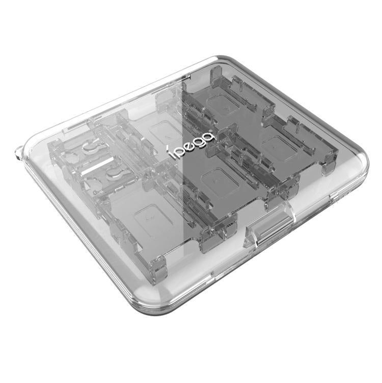 ipega Crystal Game Card Case For Nintendo Switch 2/Switch with 12 Game Card Slots Secure Locking Design - Cases by ipega | Online Shopping UK | buy2fix