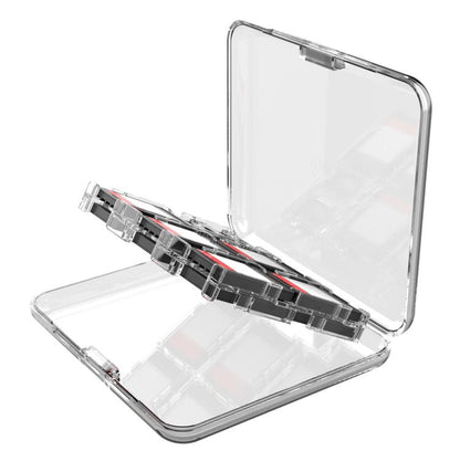 ipega Crystal Game Card Case For Nintendo Switch 2/Switch with 12 Game Card Slots Secure Locking Design - Cases by ipega | Online Shopping UK | buy2fix