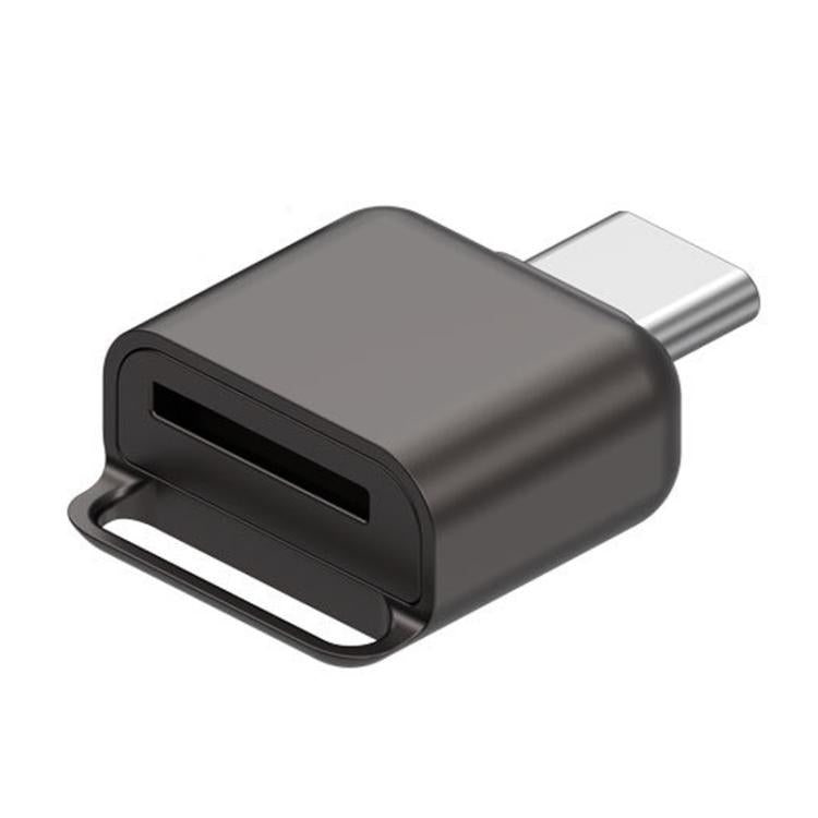 Type-C To TF / Micro SD Card Reader Memory Card Mini Adapter(Tarnish) - U Disk & Card Reader by buy2fix | Online Shopping UK | buy2fix