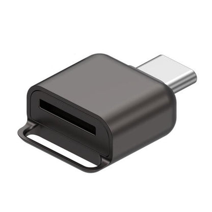 Type-C To TF / Micro SD Card Reader Memory Card Mini Adapter(Tarnish) - U Disk & Card Reader by buy2fix | Online Shopping UK | buy2fix
