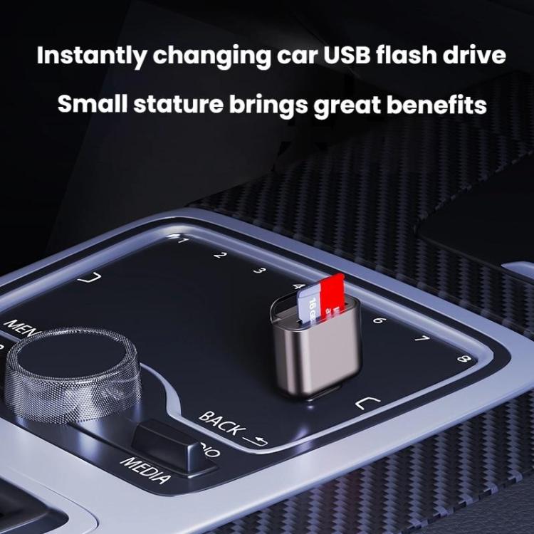 Type-C To TF / Micro SD Card Reader Memory Card Mini Adapter(Tarnish) - U Disk & Card Reader by buy2fix | Online Shopping UK | buy2fix