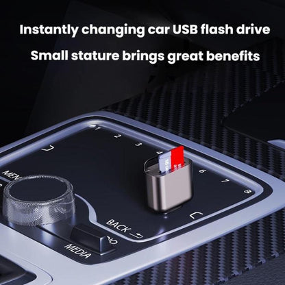 Type-C To TF / Micro SD Card Reader Memory Card Mini Adapter(Tarnish) - U Disk & Card Reader by buy2fix | Online Shopping UK | buy2fix