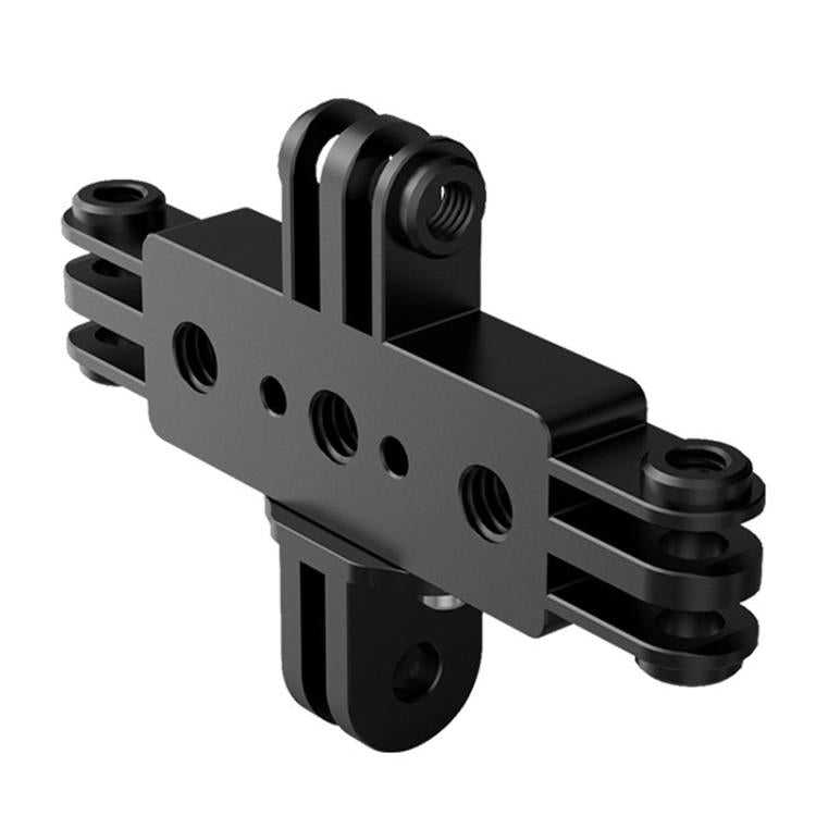 2 Card To 3 Card Aluminum Alloy 3 Station Live Streaming Stand Action Camera Multi Functional Expansion Adapter Accessory - Stand by buy2fix | Online Shopping UK | buy2fix