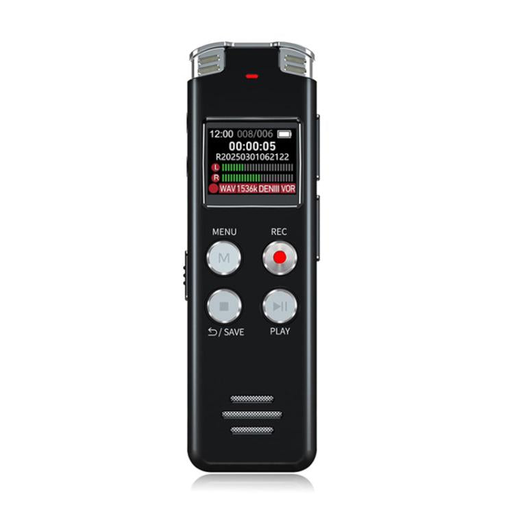 Portable HD Noise-Cancelling Voice-Activated Digital Voice Recorder For Conferences, Capacity: 64GB - Recording Pen by buy2fix | Online Shopping UK | buy2fix