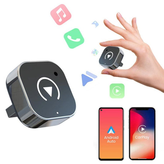 Wired To wireless CarPlay Adapter For Car Connectivity(Square) - Bluetooth Adapters by buy2fix | Online Shopping UK | buy2fix