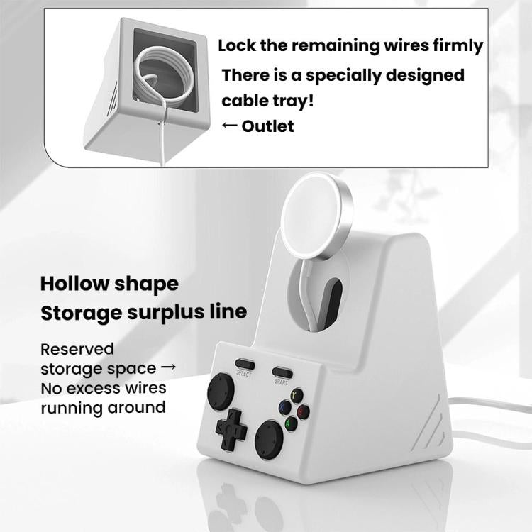 For Apple Watch Charging Base Watch Charger Stand, Without Charger(Dark Gray) - Charger / Holder by buy2fix | Online Shopping UK | buy2fix