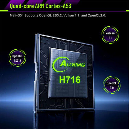 8K Home Theater Portable Android Projector With Smart Decoder(US Plug) - LED Projector by buy2fix | Online Shopping UK | buy2fix